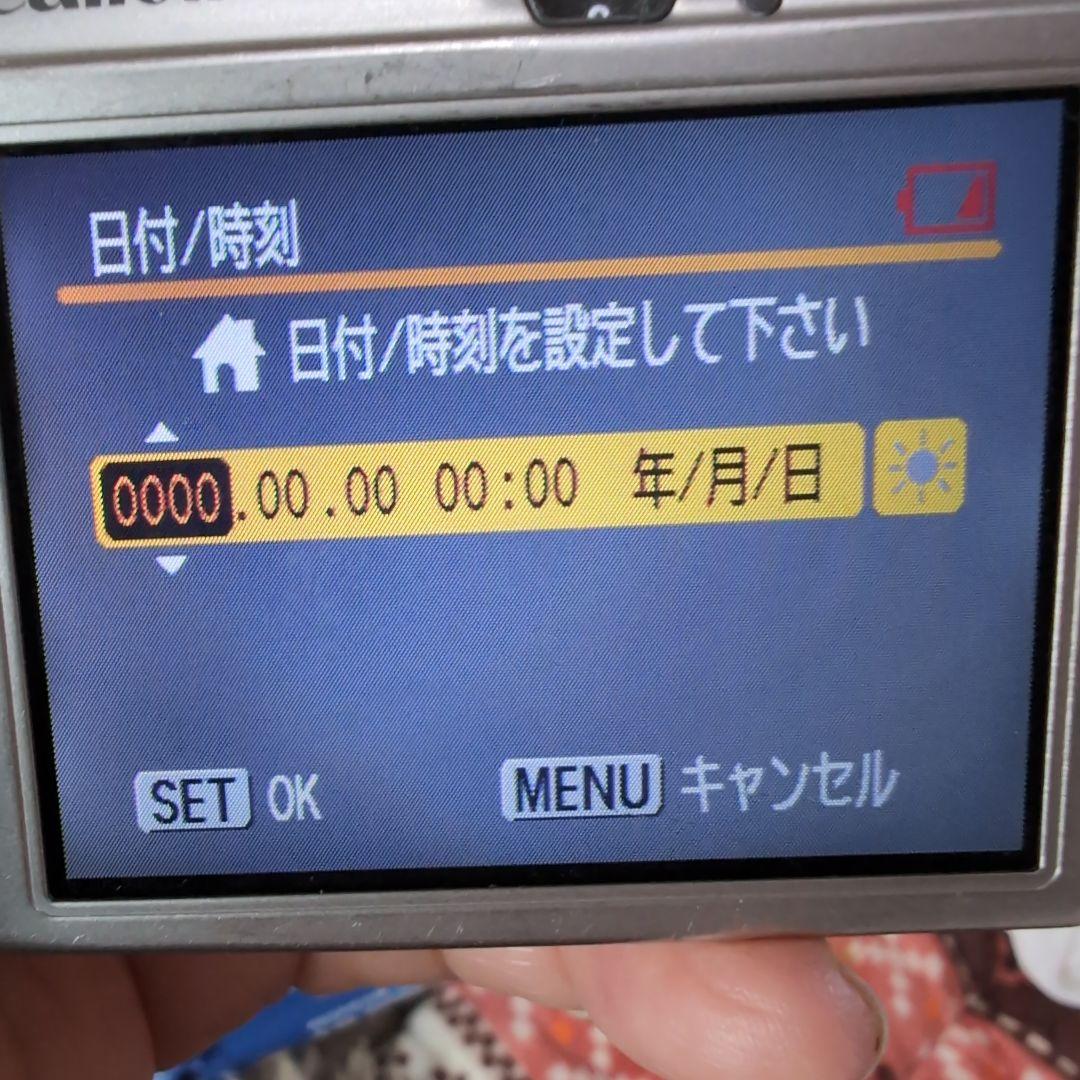 デジカメ　CANON IXY70 バッテリー、取説、充電器、SDカード