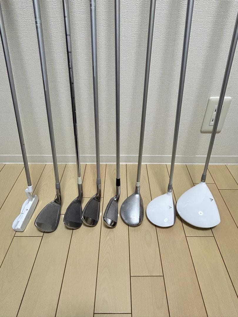 Callaway ネイビー キャディバッグ　ゴルフクラブセット