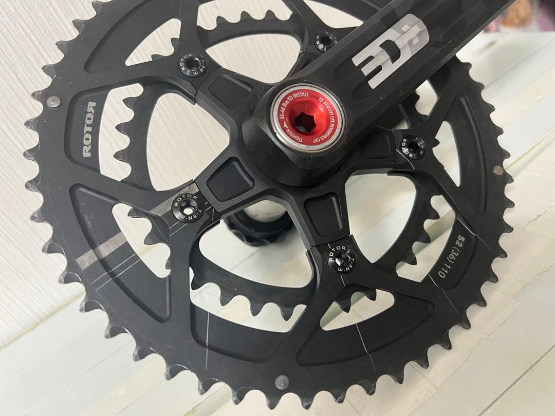 ロードバイク　クランク　160mm ローター　 ROTOR 3D+