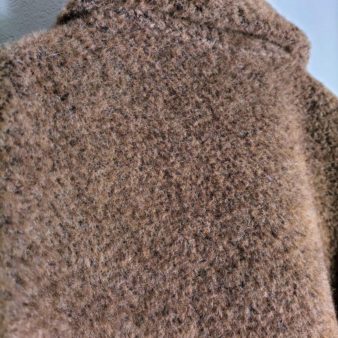 【fin.】　ピーコート　キャメル　ブラウン　ワントーン