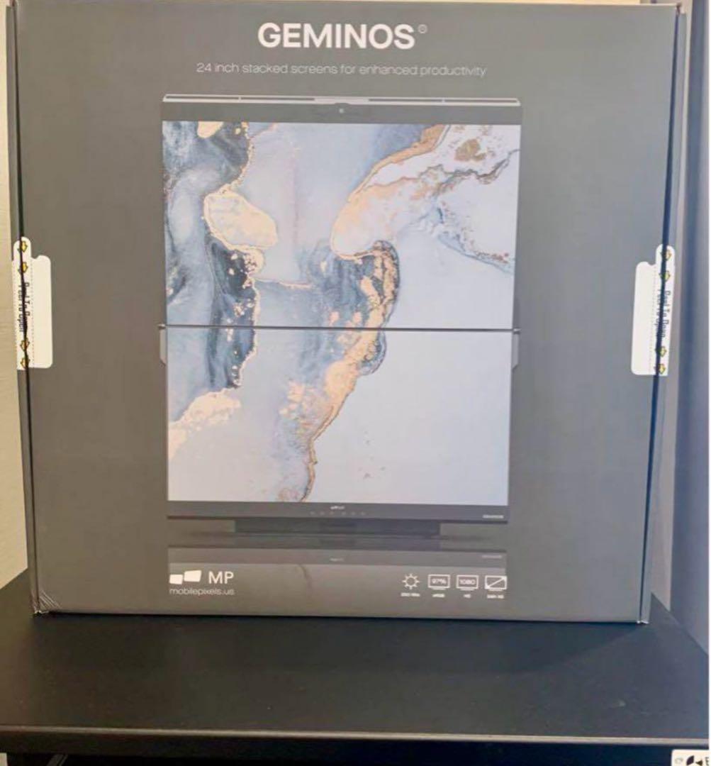 Geminos X タッチスクリーン デュアルモニター 24インチ 2画面