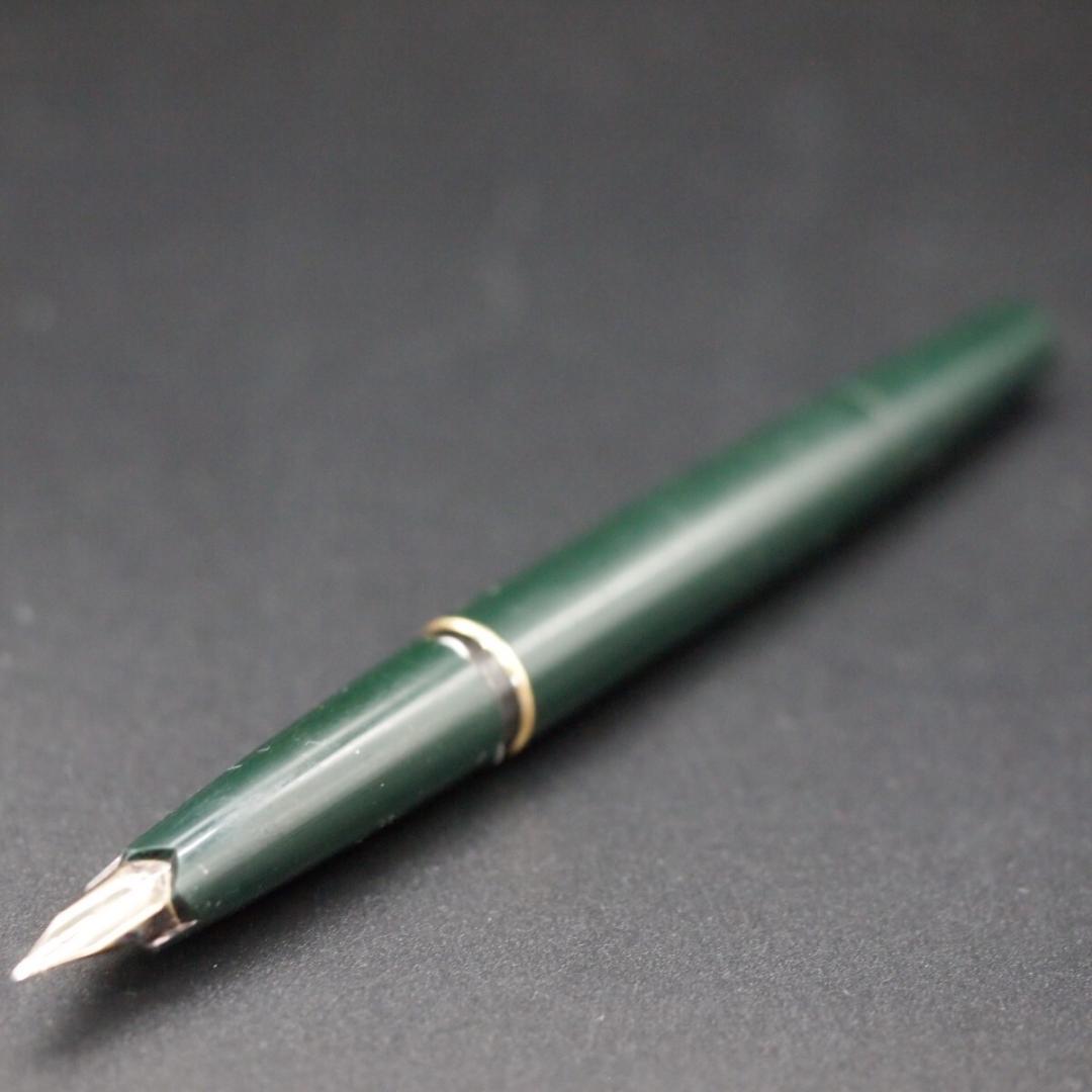 モンブラン 万年筆 ペン先 585刻印 14K グリーン ゴールド 筆記未確認