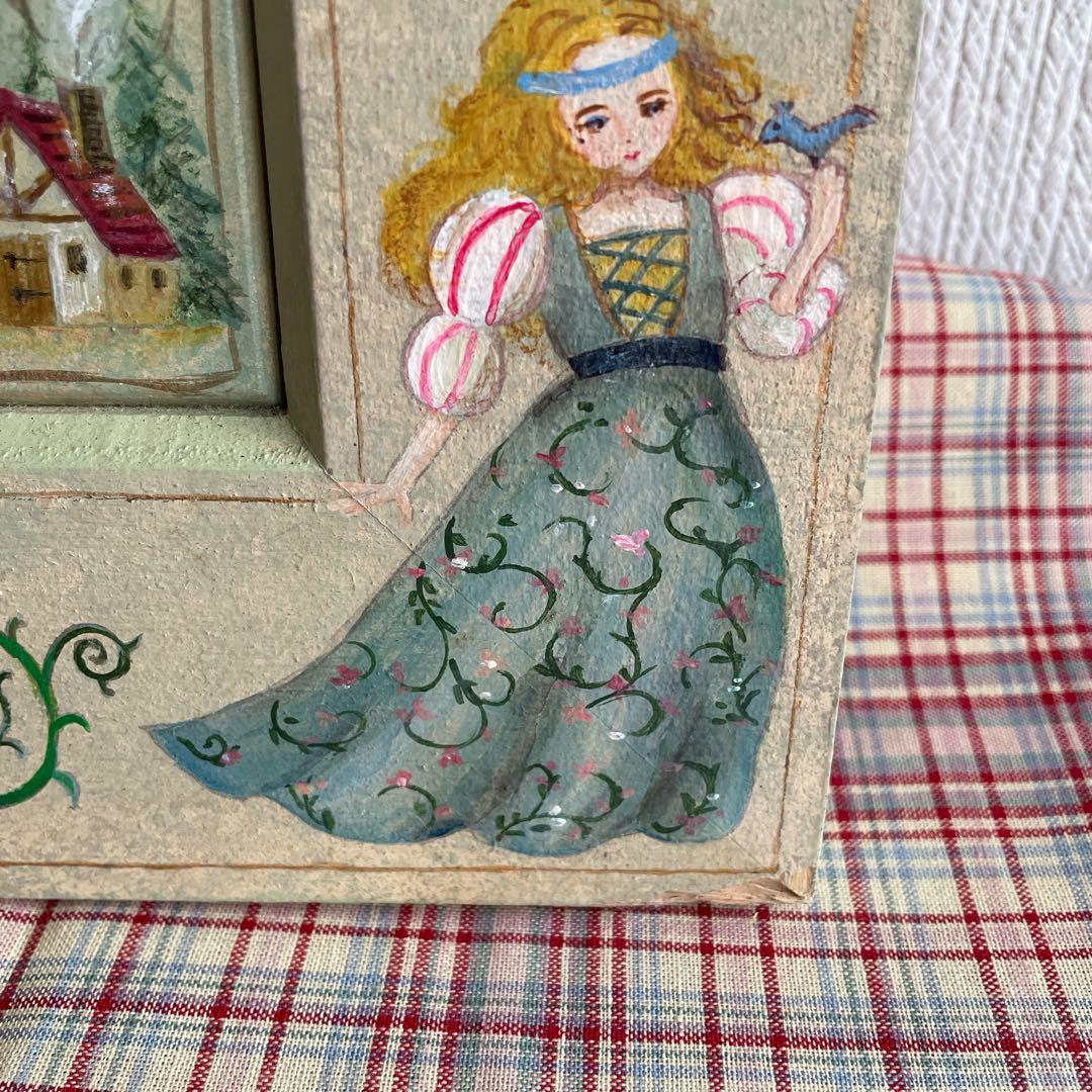 トールペイント　不思議の国のアリス　ヴィンテージアート