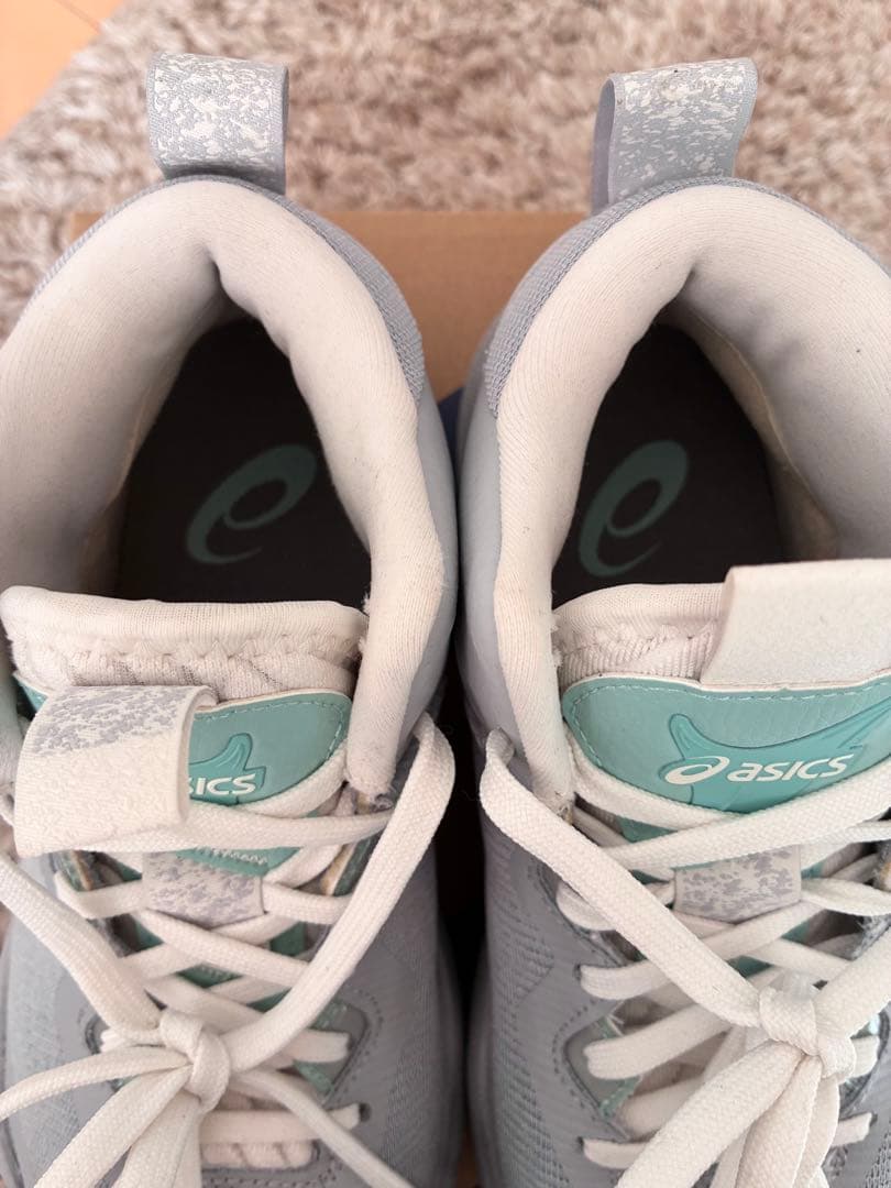 ASICS NOVA SURGE3 グレー ハイカット バスケットシューズ