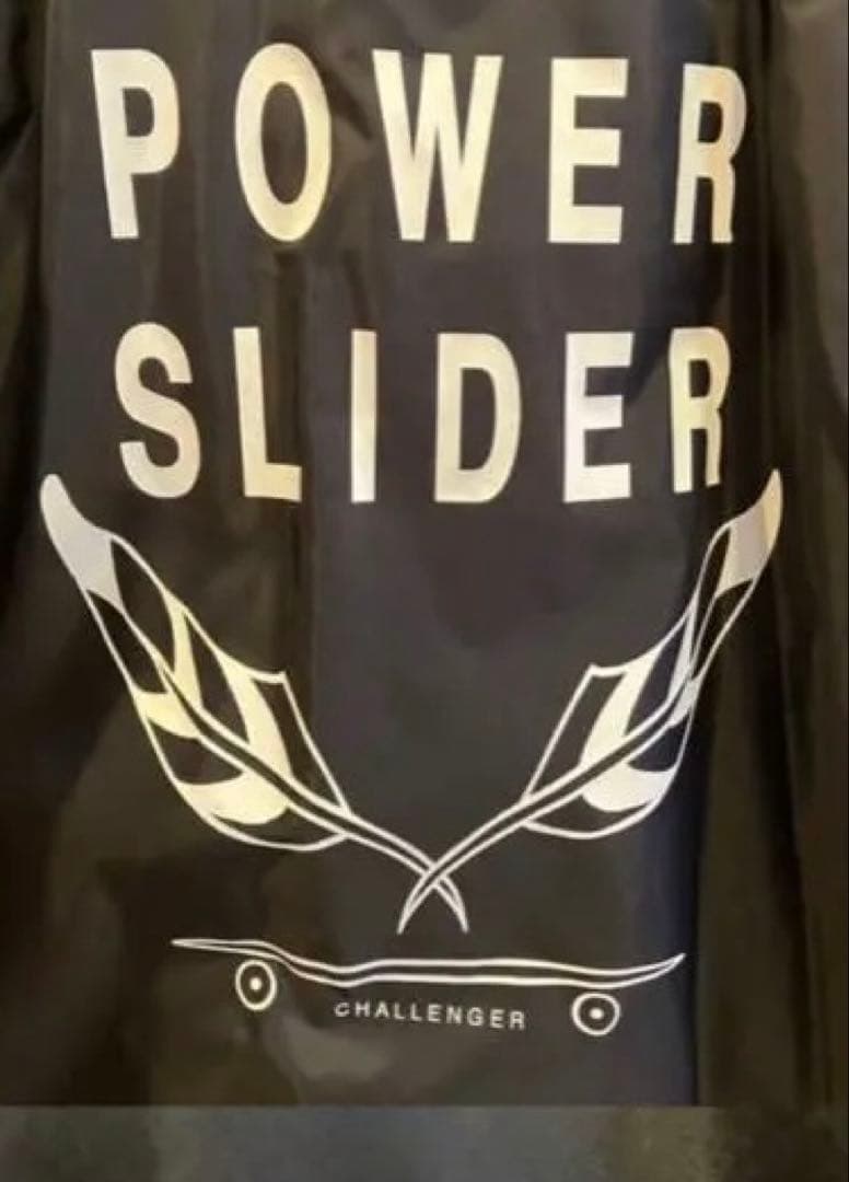古着屋！POWER SLIDER COACH JACKET XLブラック
