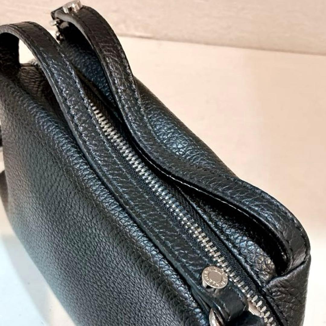 【美品】GIANNI CHIARINI アリファ S ショルダーバッグ　黒