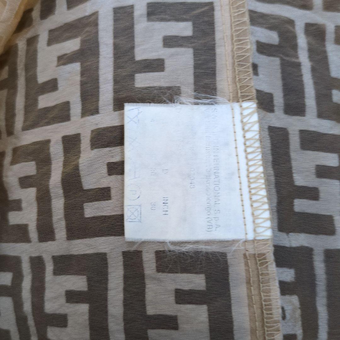 FENDI ロゴ　シースルー　シャツ　イタリア製