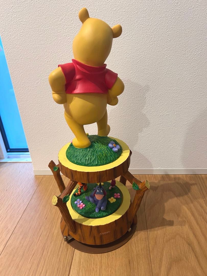 【非売品】希少　限定品　ディズニー　くまのプーさん　オルゴール　置物　時計