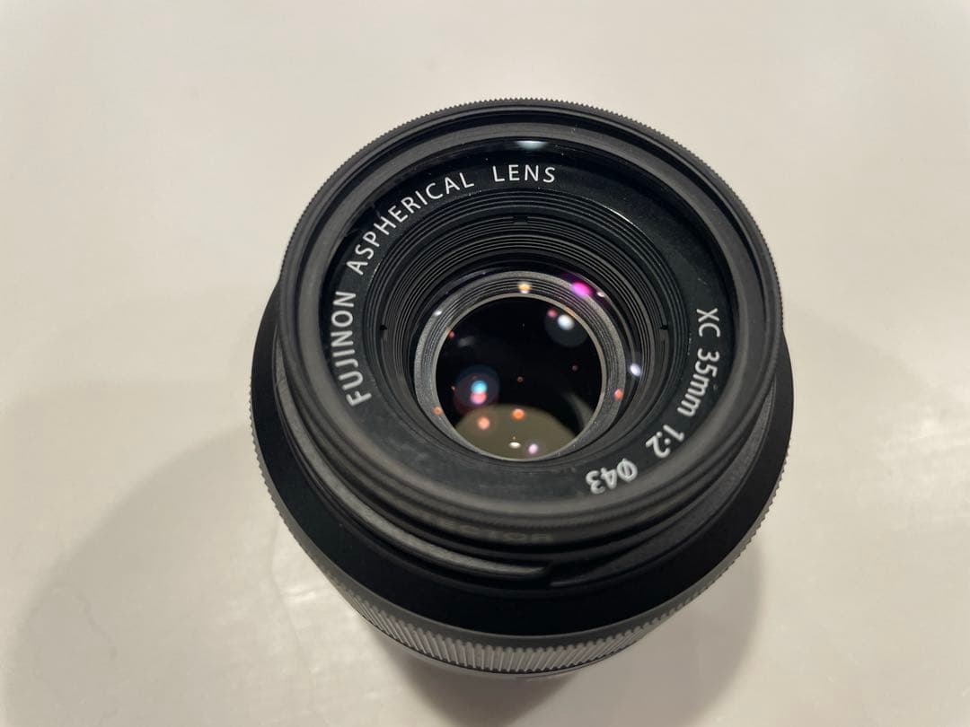 Fujifilm XC35mmF2+保護フィルター＋レンズフード(LH-X35)