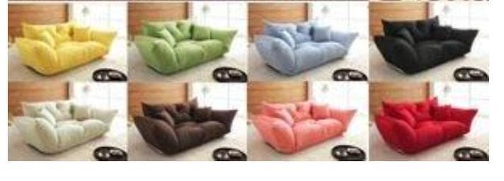 新品 送料込 フロアカウチソファ2P ふかふかボリューム リクライング 国産 g