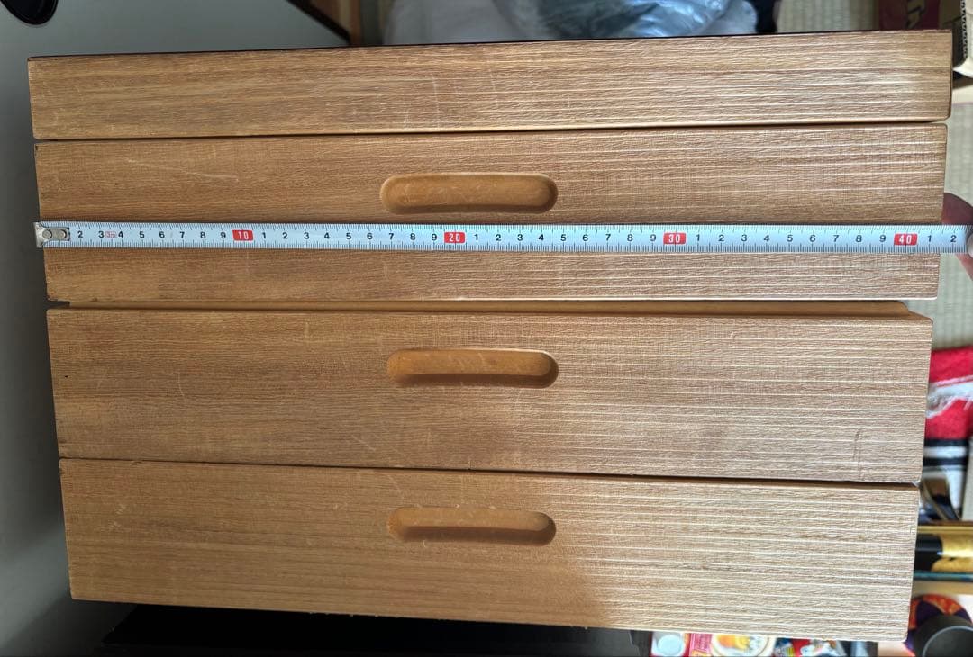 【値下げ！】桐箪笥・大容量天然木収納ボックス