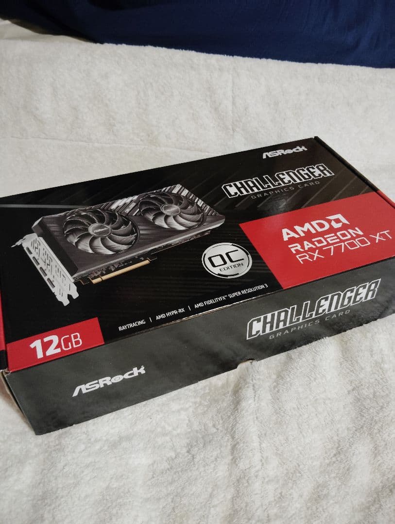 ASRock RX 7700 XT 12GB 未使用品