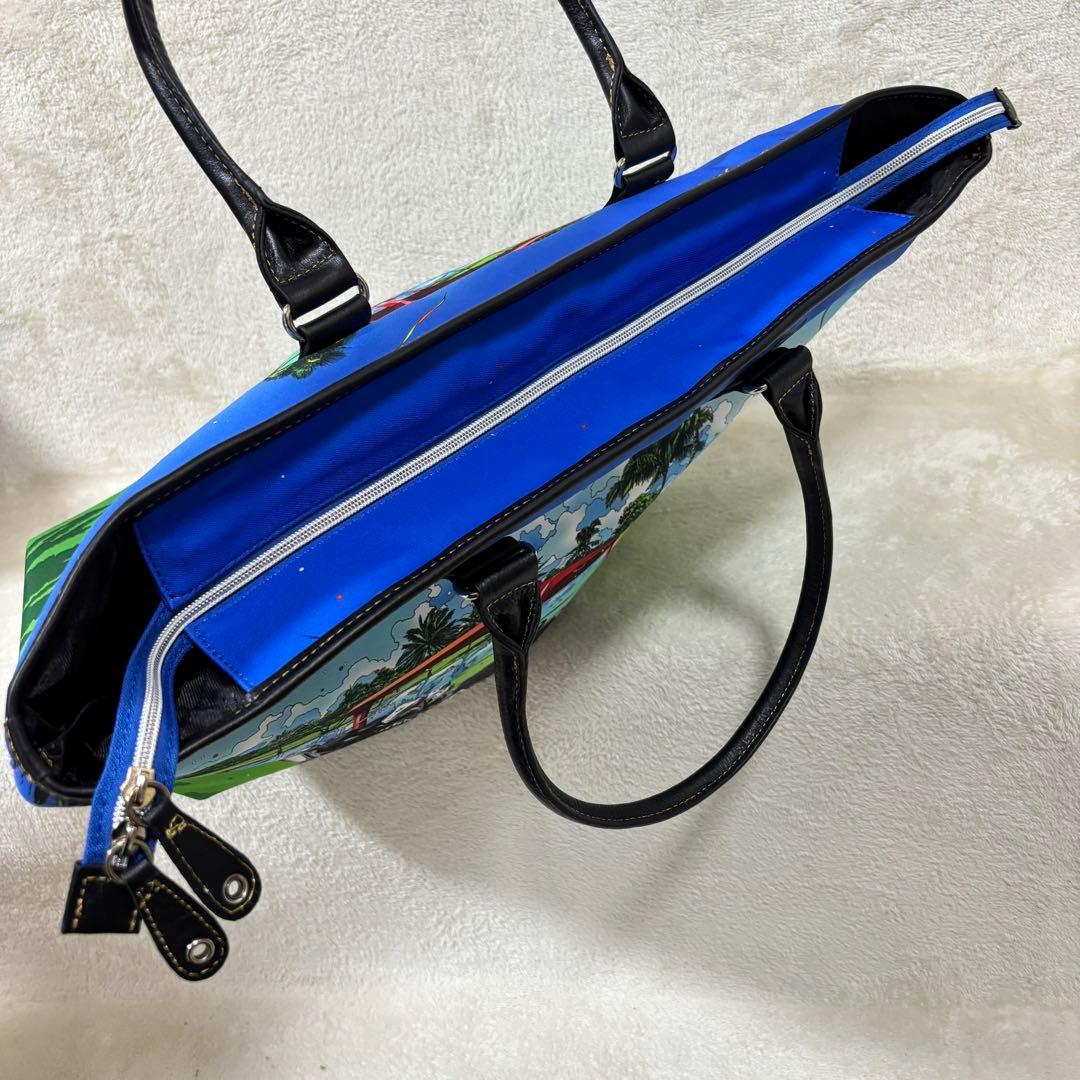 【美品】マンシングウェア 60周年 鈴木英人 トートバッグ キムハヌル サイン有