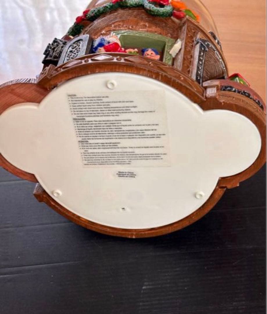 KIRKLAND サンタクロース スノードーム オルゴール 正常動作品