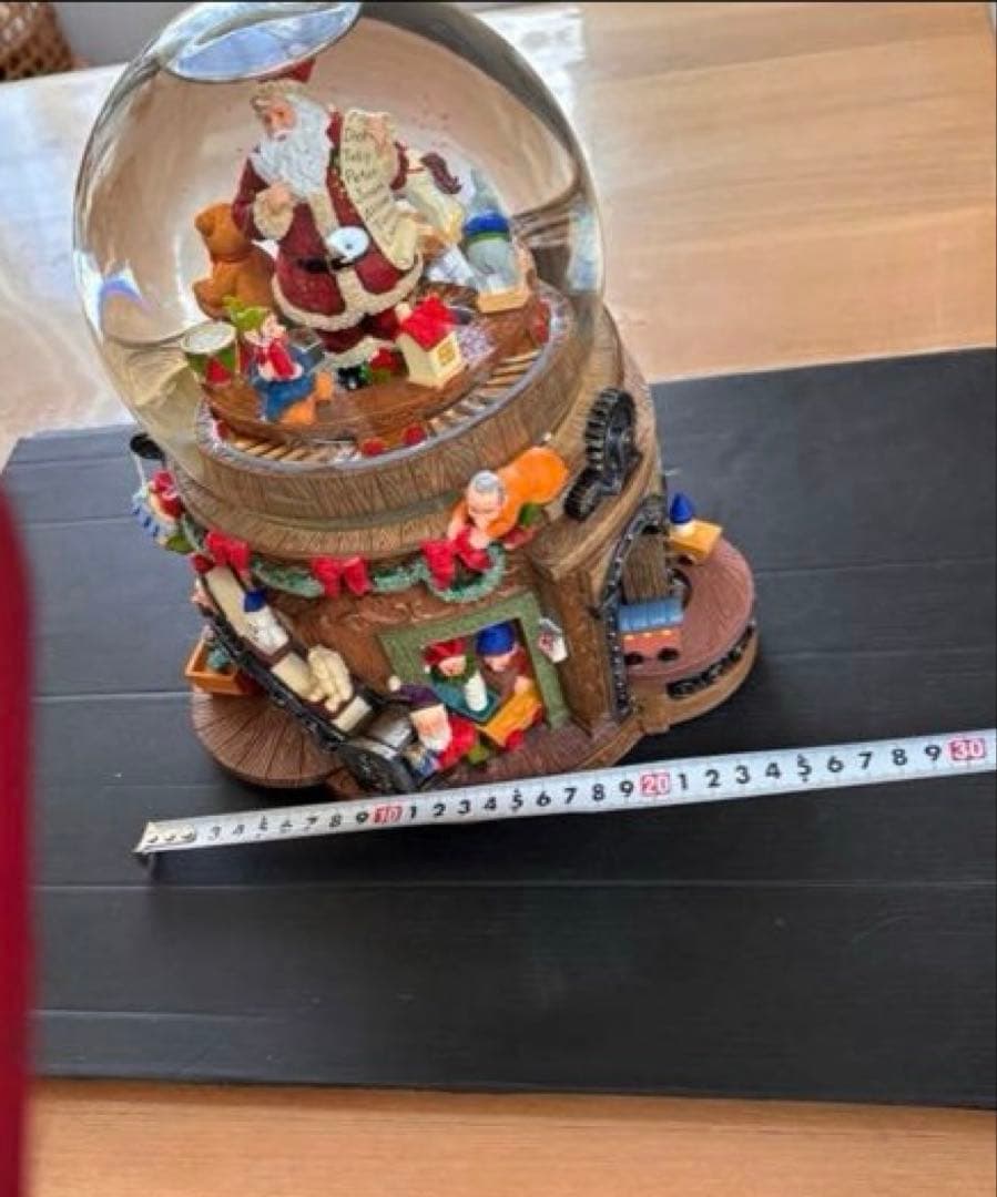 KIRKLAND サンタクロース スノードーム オルゴール 正常動作品