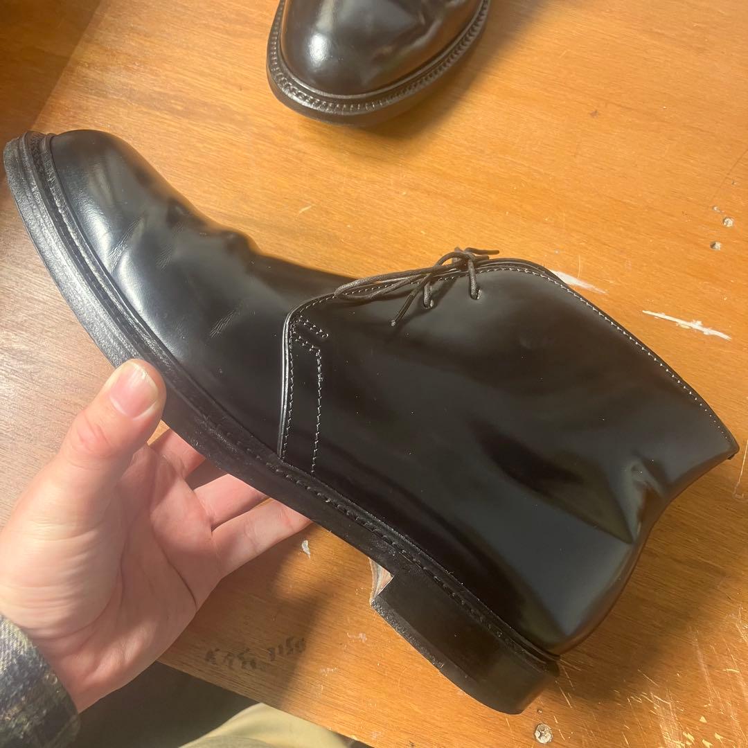 美品　ジョンストン&マーフィー　コードバン　LS43 チャッカブーツ　オールデン