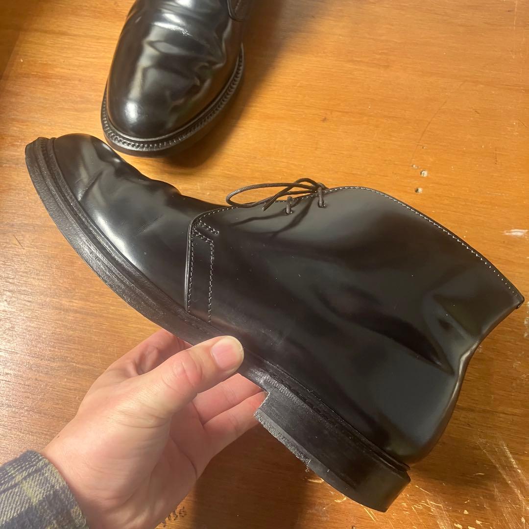 美品　ジョンストン&マーフィー　コードバン　LS43 チャッカブーツ　オールデン