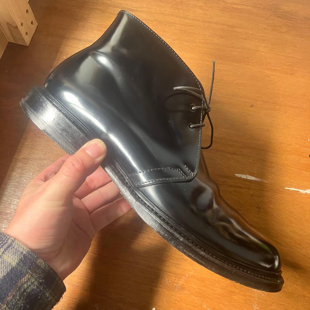 美品　ジョンストン&マーフィー　コードバン　LS43 チャッカブーツ　オールデン