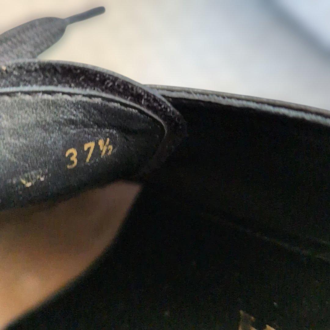 PRADA ブラック レースアップシューズ 厚底 レディース