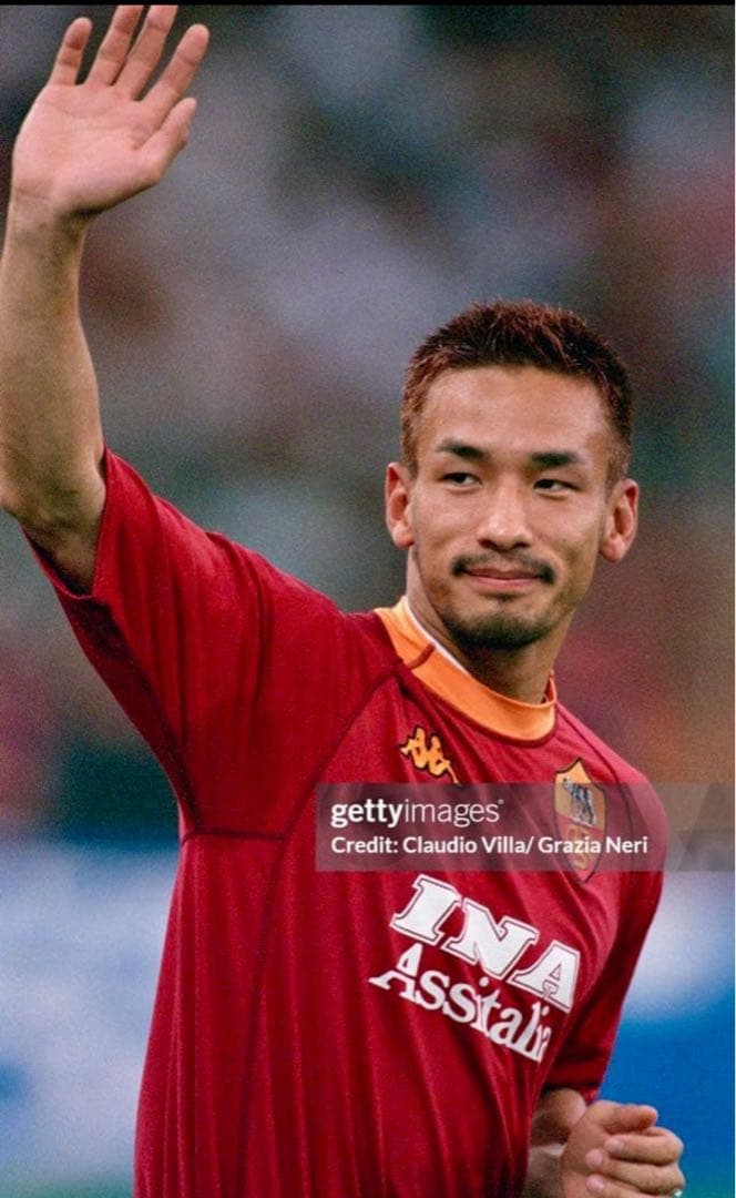 2000-01 ローマ 中田#8 セリエA優勝 長袖ユニフォーム