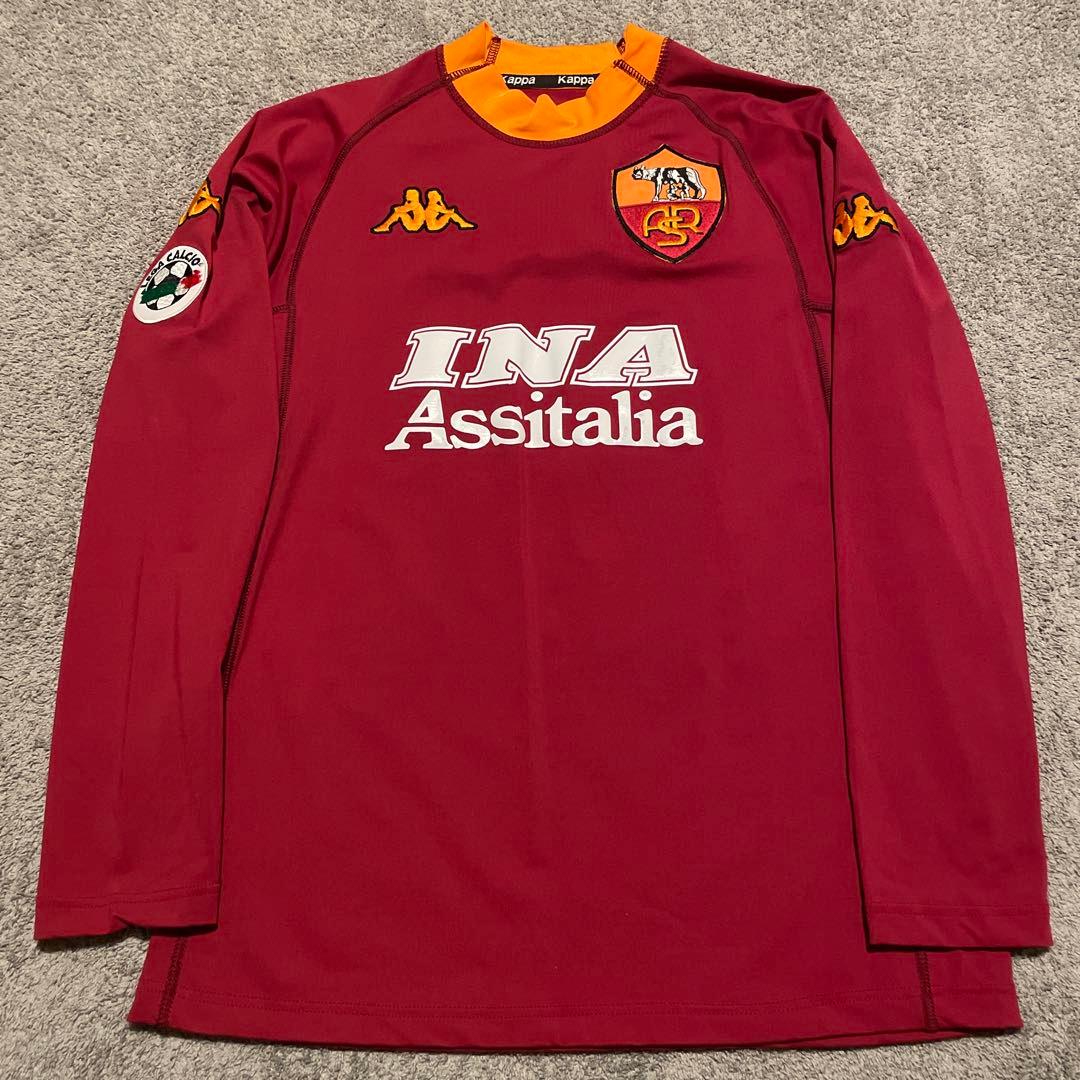 2000-01 ローマ 中田#8 セリエA優勝 長袖ユニフォーム