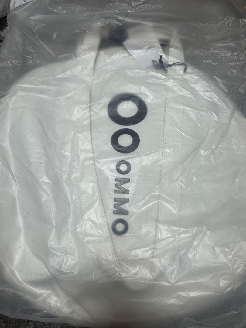OMMO ホワイト ラウンドエコバッグ 新品未使用