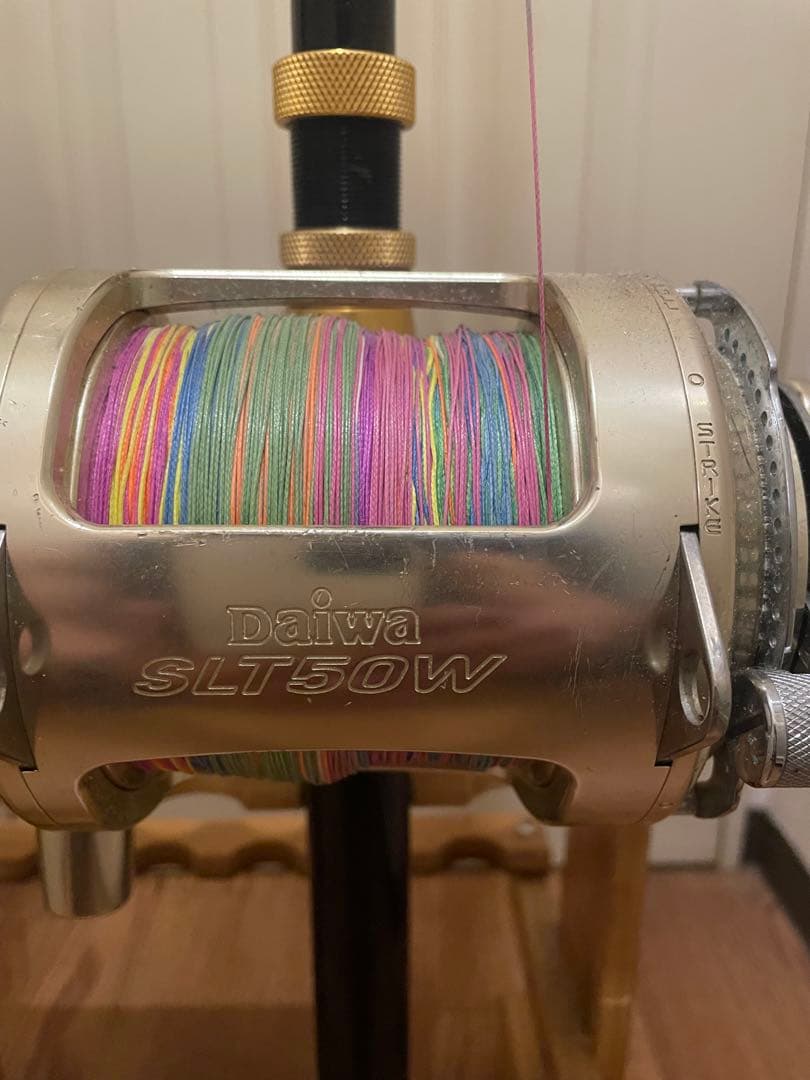 Daiwa SLT50W 両軸リール 2台ロッドTICA50ポンド最終価格