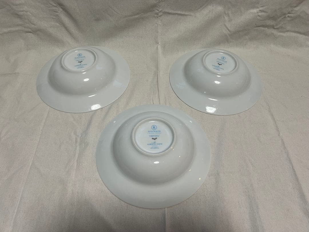 美品RAYNAUDレイノー クリストバル パスタプレート3枚セットF46