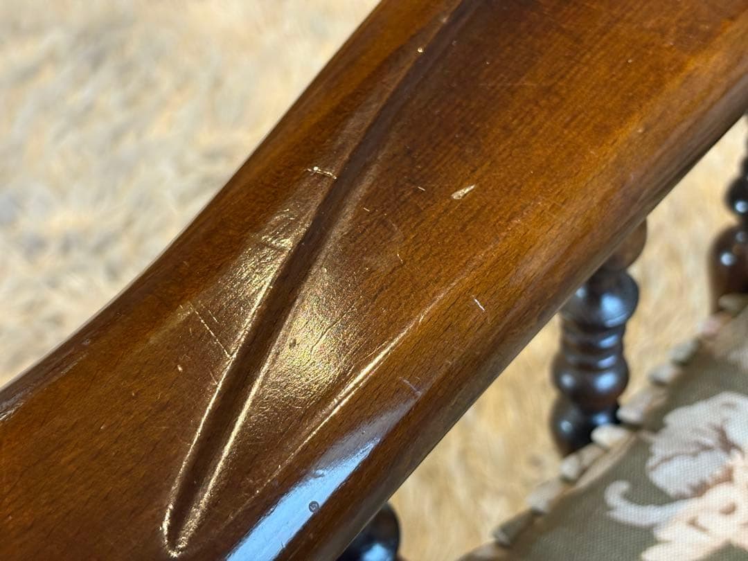 ②カリモク karimoku リクライナー　コロニアル　RC60 レトロ　GG