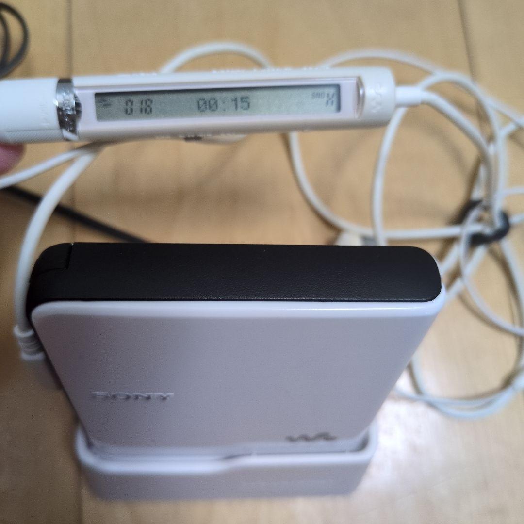 SONY　MDウォークマンMZ-E630 ホワイト　※難あり