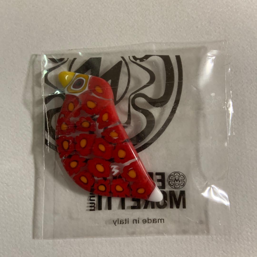 エルコーレモレッティ　ムラーノガラス　ヴェネチアンガラス　鳥　箸置き