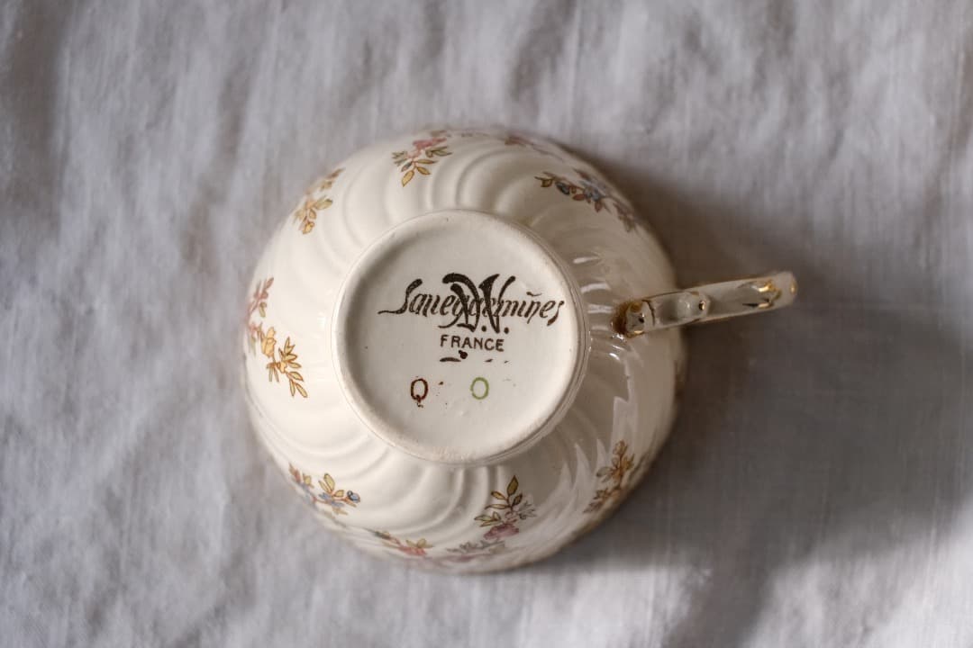 【Holiday Sale】フランスアンティーク｜サルグミンヌのカップ（セット）