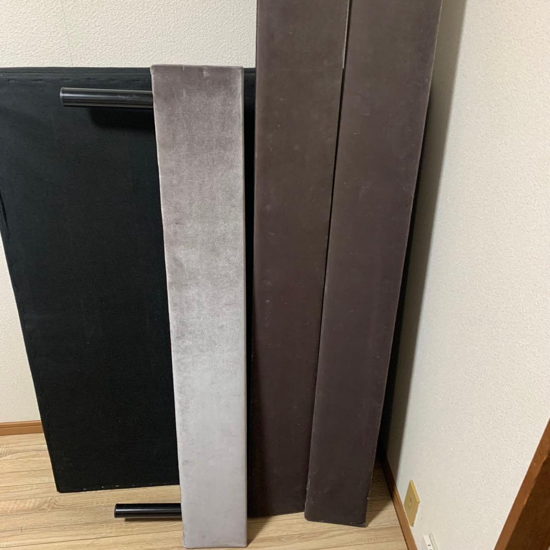 Francfranc ブリッサ ベッド ディンプル セミダブル グレー