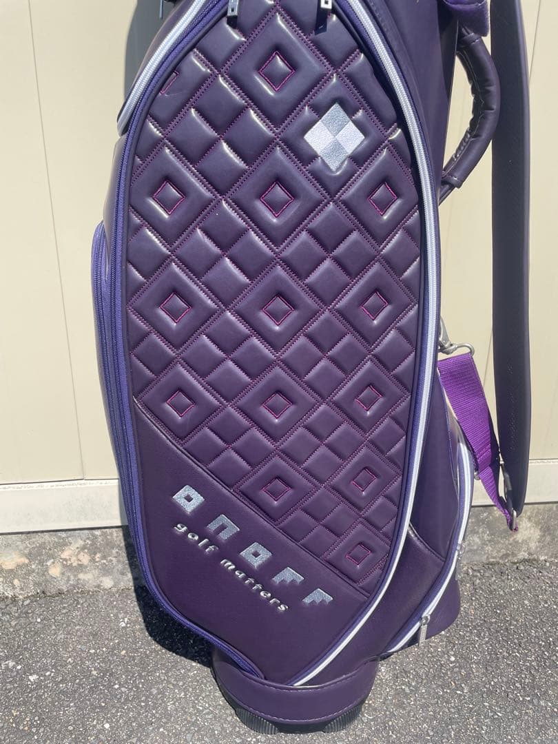 【9/7まで限定価格】ONOFF キャディバッグ パープル