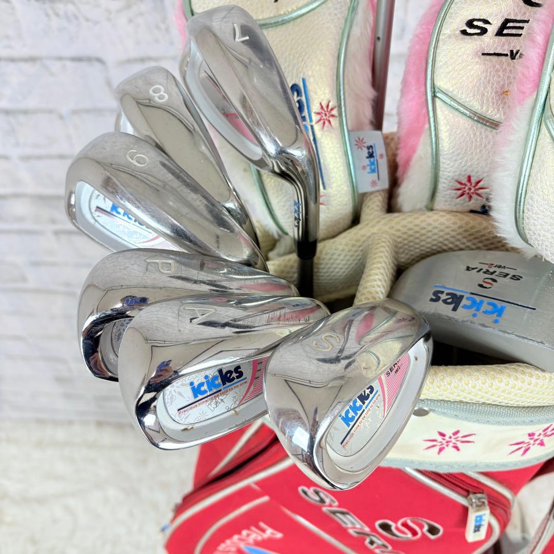 icicles レディースクラブセット 10本 FLEX L ゴルフ 初心者