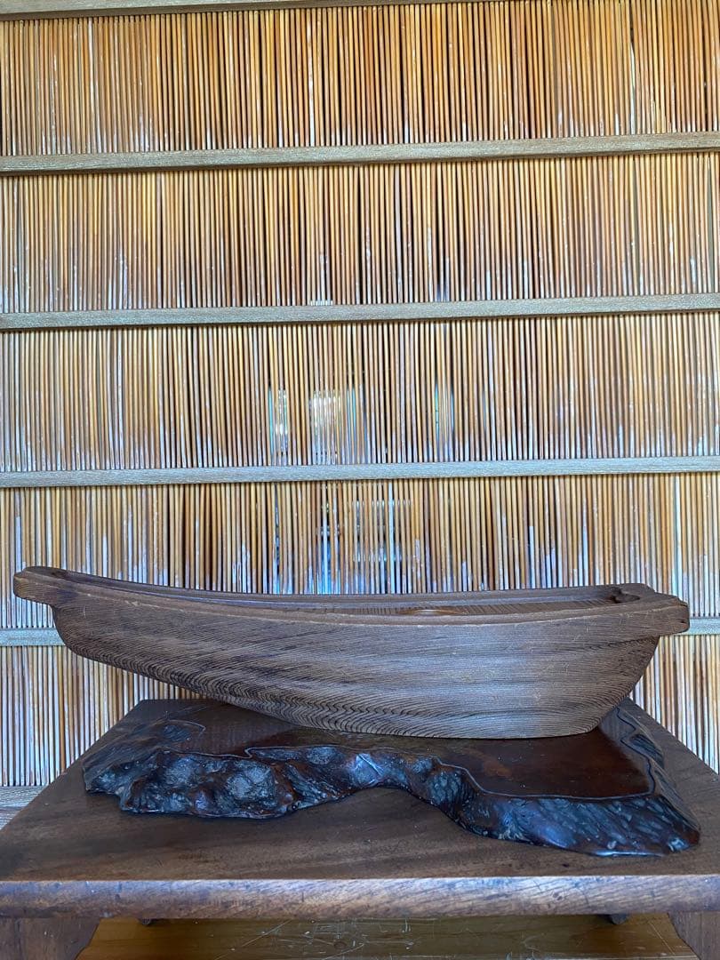 池坊　草月　華道　花器　古典生花定番花器　泊船　杉