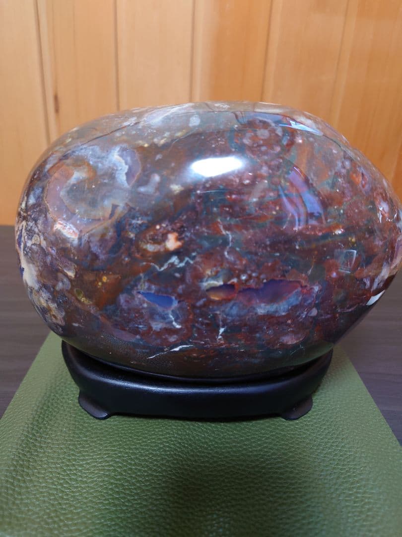 津軽　錦石 花子石　鑑賞石　青森県津軽西海岸　自然石　盆石　水石