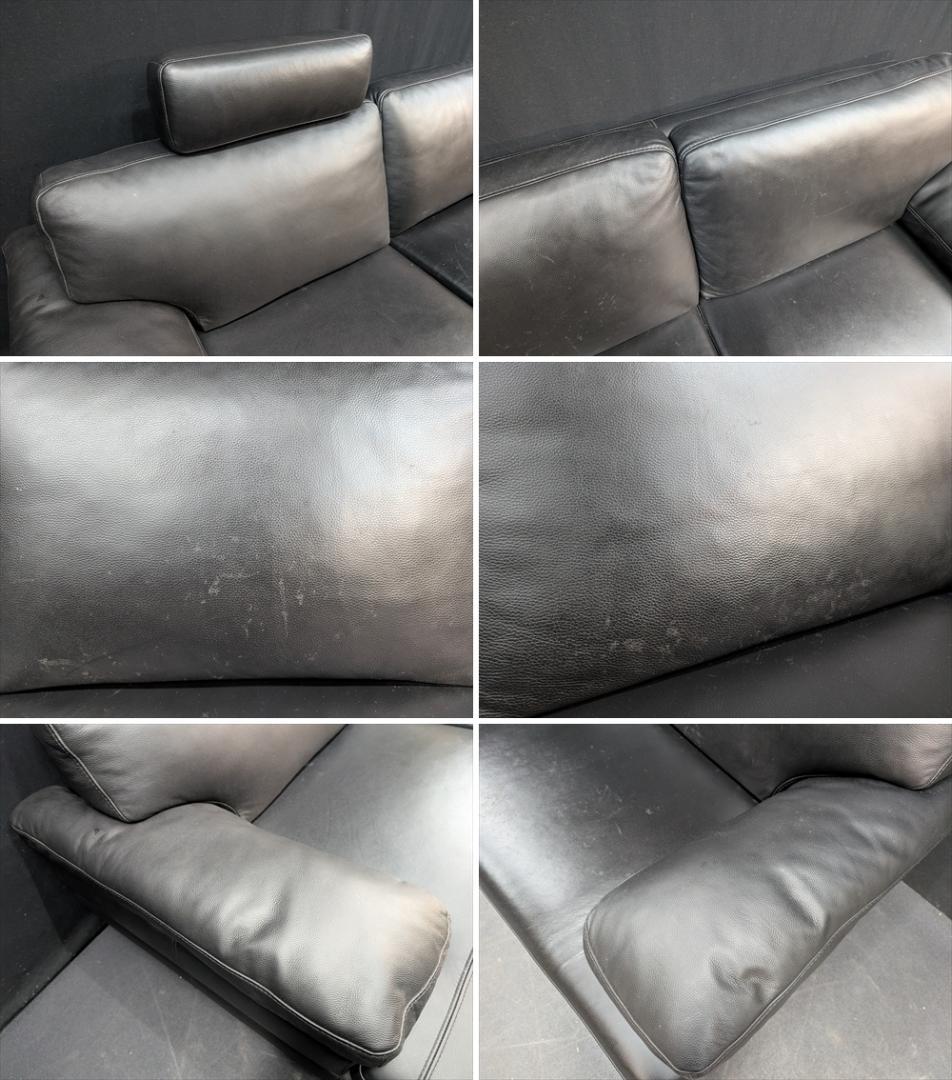 ケルビン ジョルマーニ　本革　カウチソファ　コーナーソファ　L型　トリプルソファ