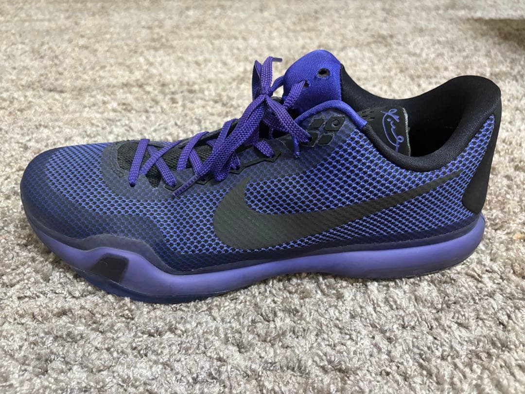 アンソニー様Nike Kobe10 Black/Persian Violet