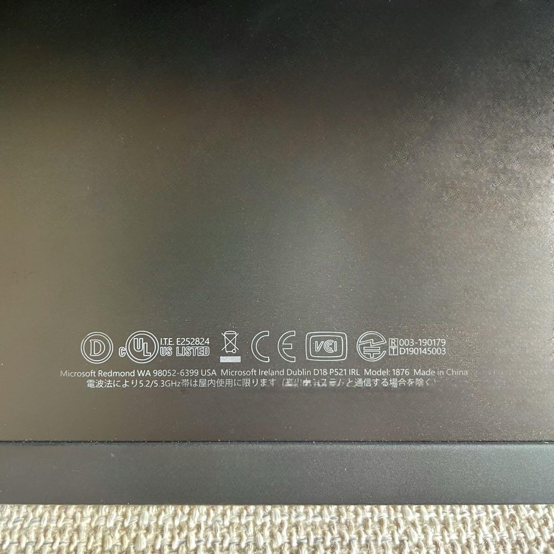 Microsoft Surface ProX　model:1876　初期化済