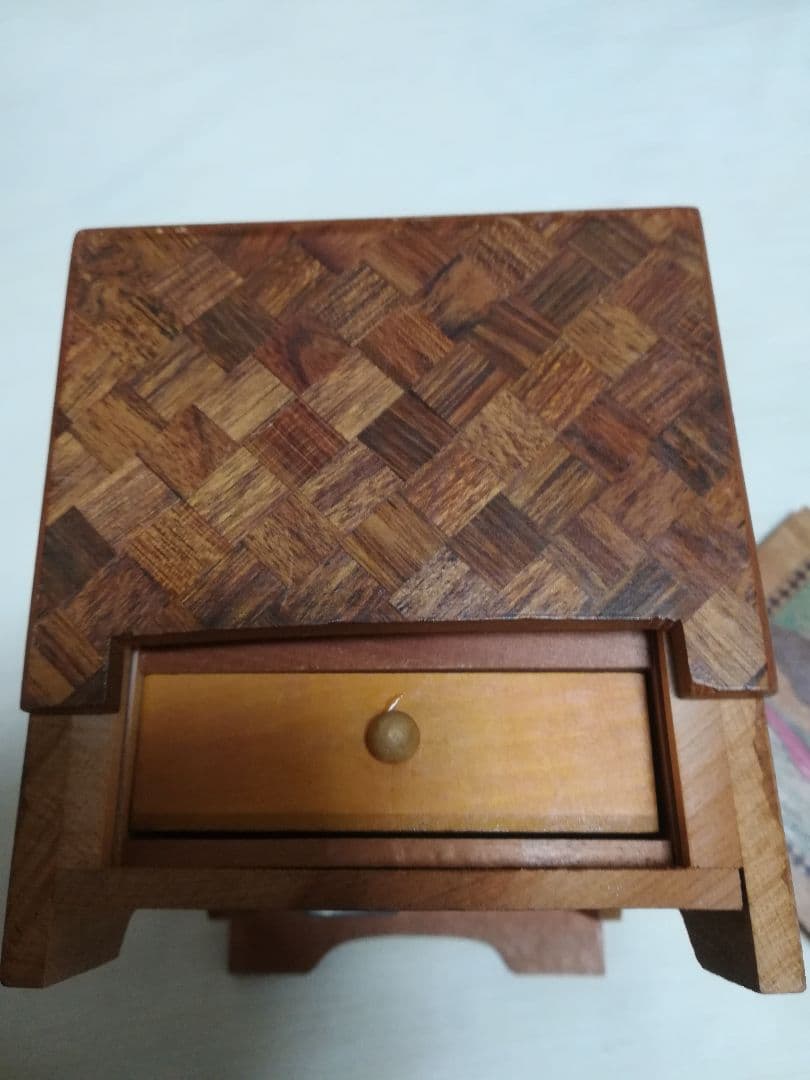 オルゴール　箱根　からくり　寄木細工 ある愛の詩