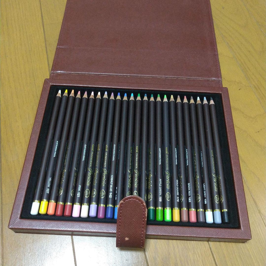 Uni Pericia 油性色鉛筆 24色 ケース付き ペリシア
