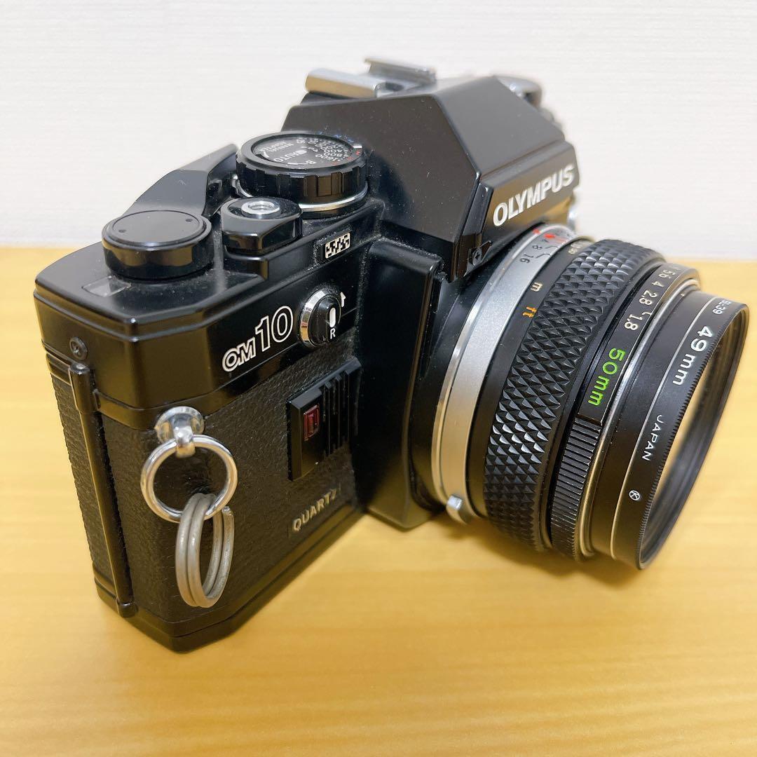 【完動品】OLYMPUS OM10 QD ブラック+ 標準レンズ