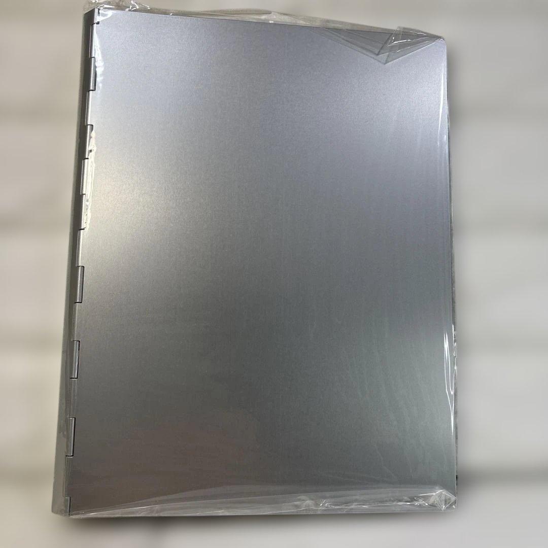 廃盤新品未使用！無印良品 アルミ バインダー B5・26穴 希少品