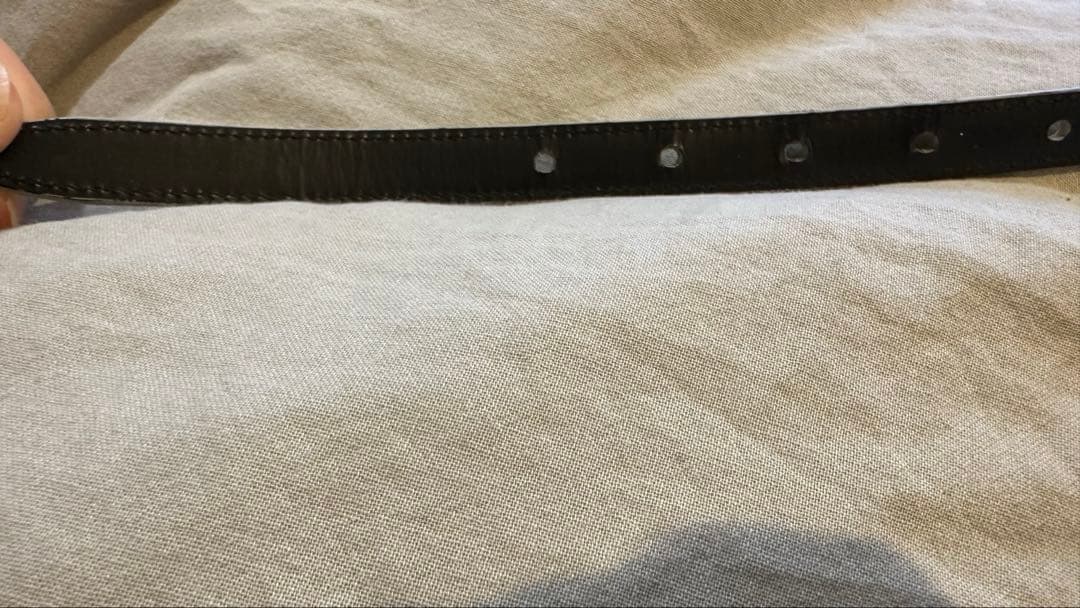 SAINTLAURENT PARIS サンローランパリ ３連ベルトホワイトレザー