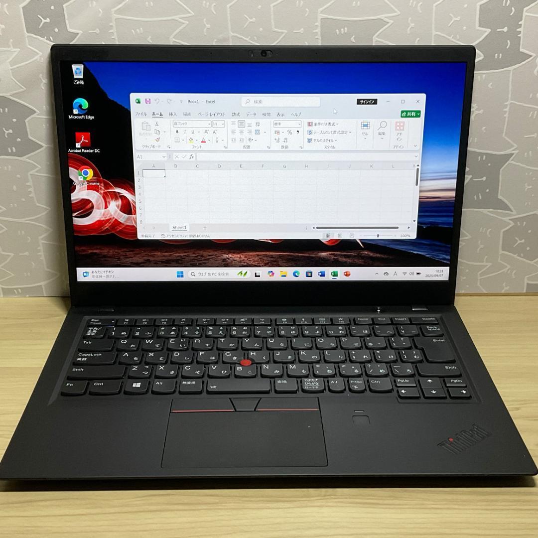 美品＞ Thinkpad X1 i5/8GB/SSD1000GB/Office付