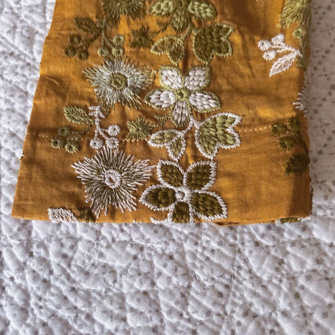 コットンハウスアヤ　花柄刺繍　シャツ　ブラウス　チュニック