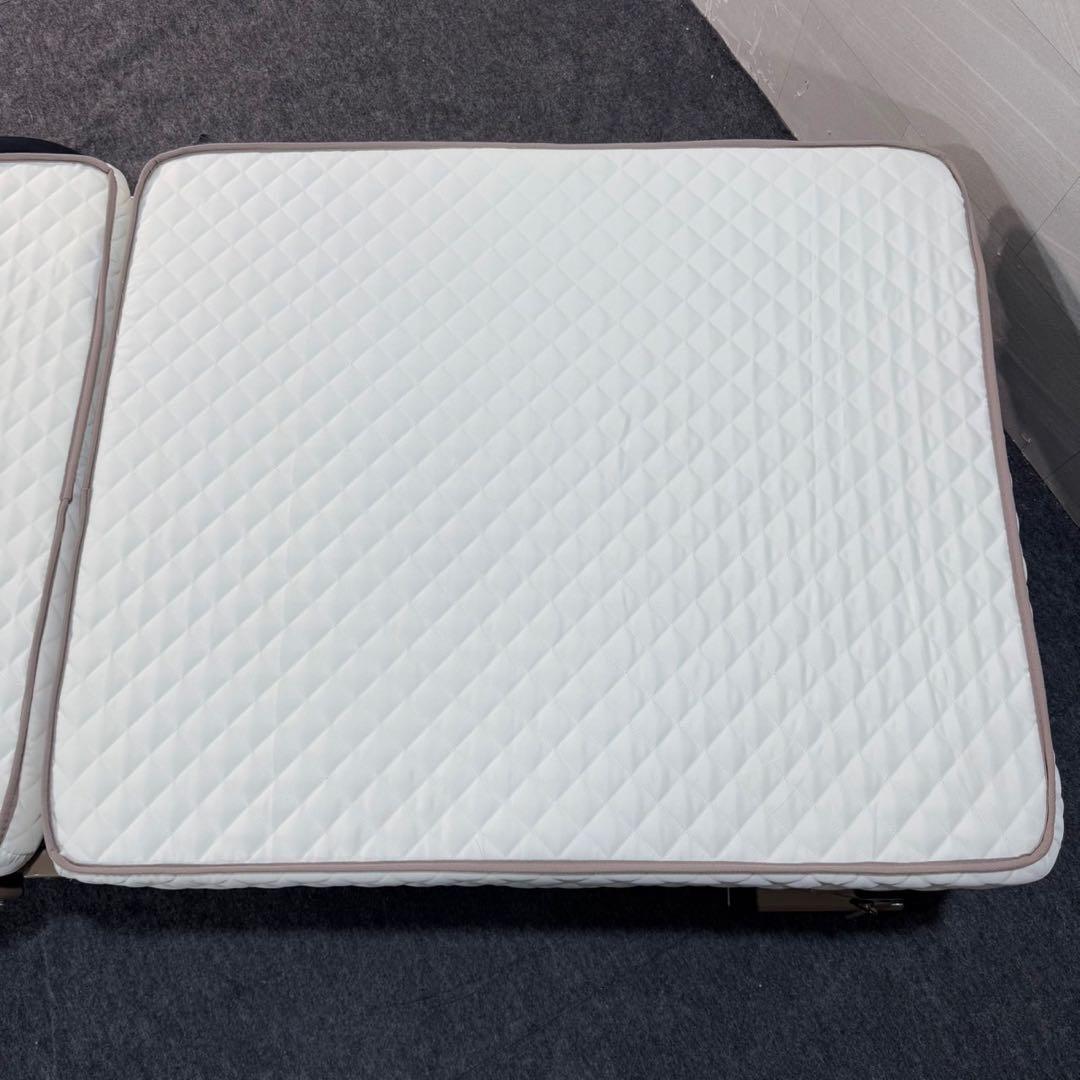 リクライニングベッド ウレタン入り折りたたみ 組立不要 d3563 完成品