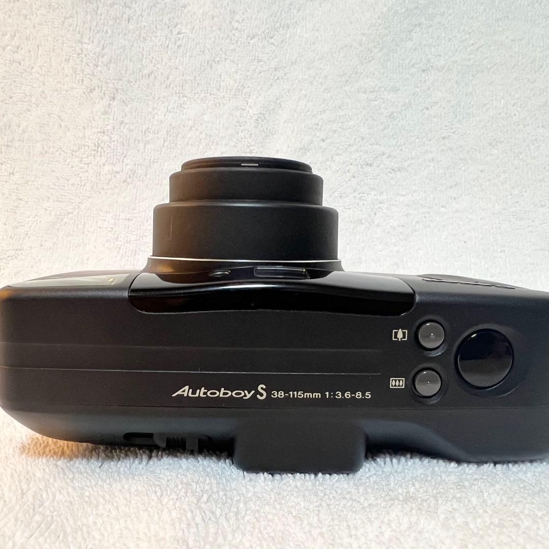 【完動品 美品】Canon Autoboy S ブラック 動作確認済 フィルム