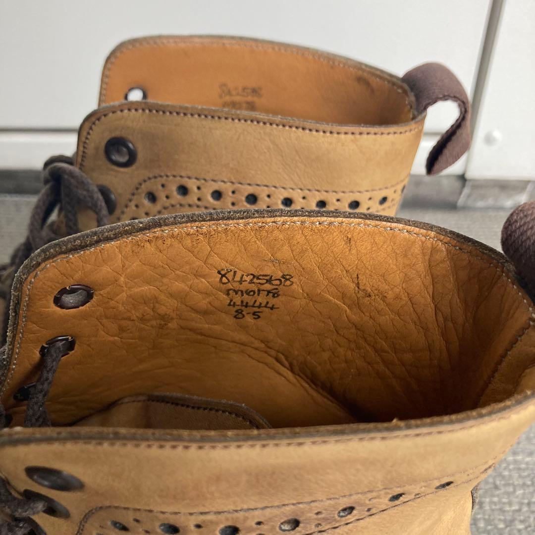 トリッカーズ ポールスミス 編み上げブーツ UKサイズ8.5